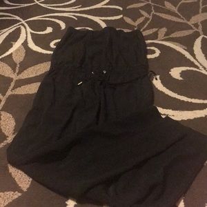 Black tube top jumper